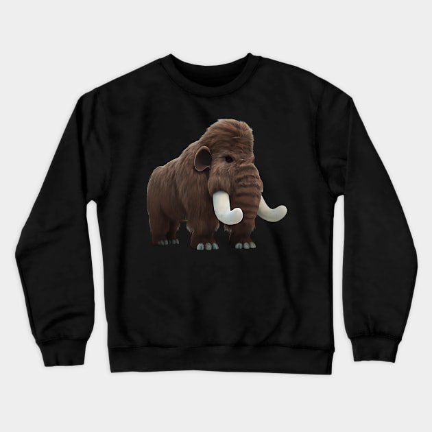 Realistic mammoth Crewneck Sweatshirt by FromBerlinGift